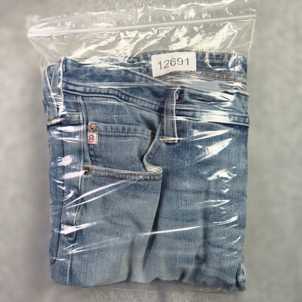 AG Adriano Goldschmied Mens 38x26 Jeans The Graduate Blue 360 Stretch Denim - Picture 11 of 11